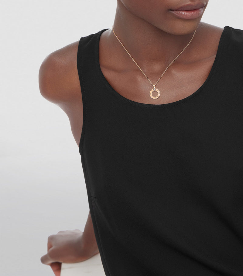 Bvlgari rose gold diamond necklace, imported from the UK