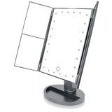 Rio 24 LED Touch Dimmable Makeup Magnification Mirror- Black GOODS Superdrug   