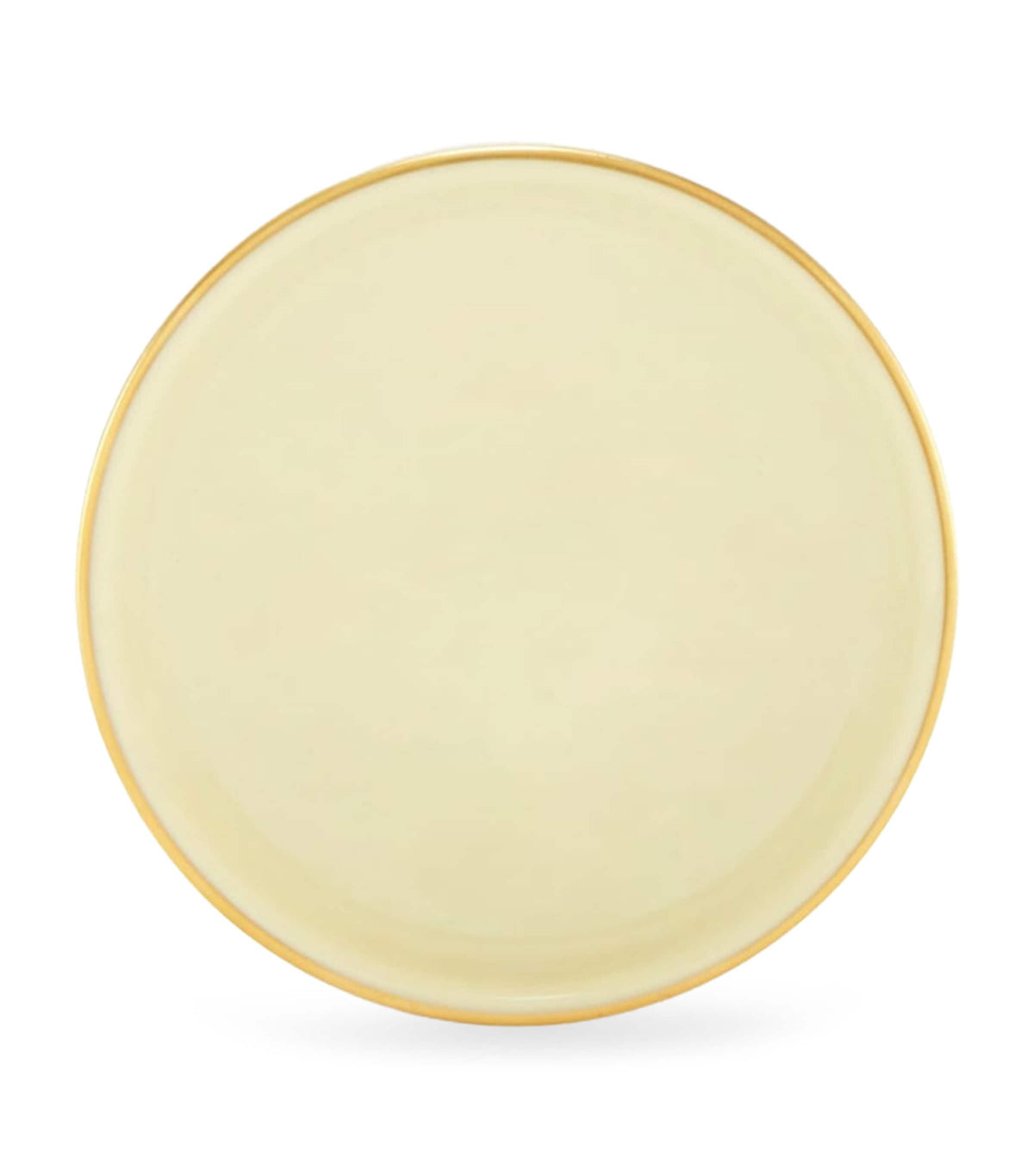 GINORI 1735 porcelain butter dish Giallo 10cm, UK version