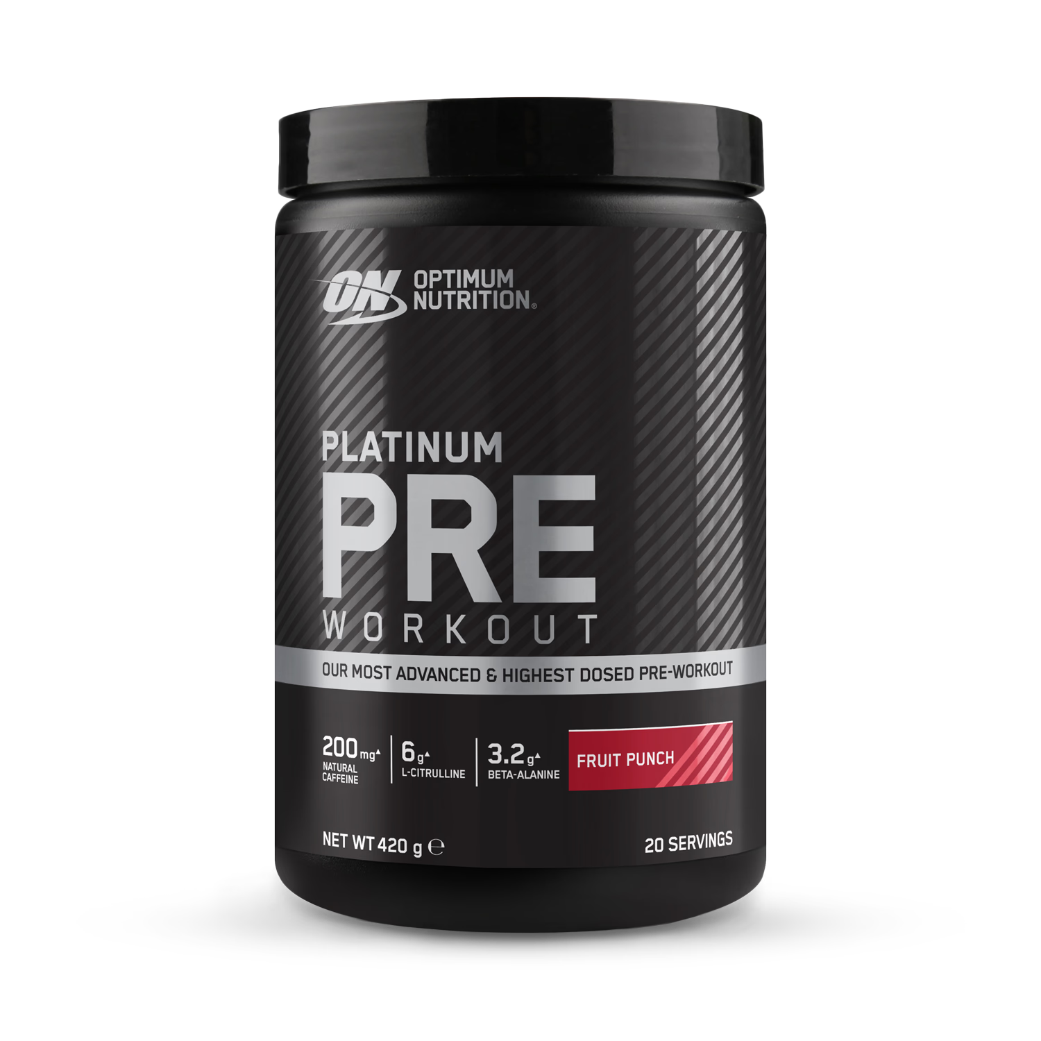 Optimum Nutrition pre-workout powder Fruit Punch 420g (British brand)