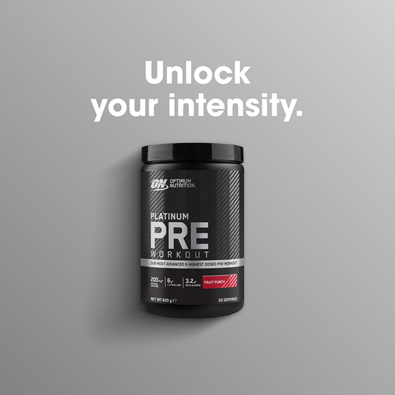 Optimum Nutrition pre-workout powder Fruit Punch 420g (British brand)