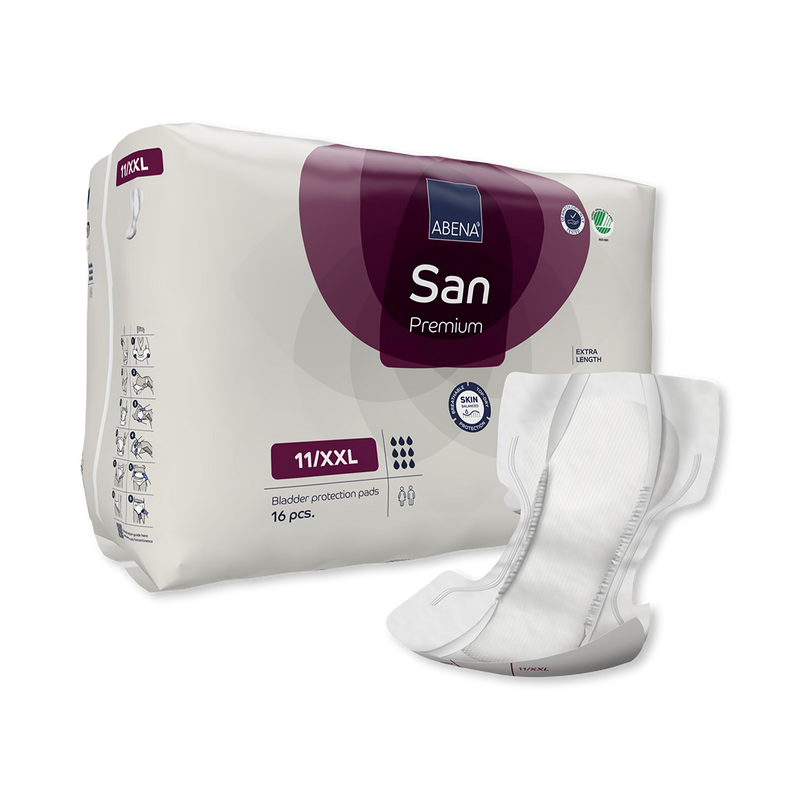 ABENA incontinence pads San Premium 11/XXL 16 Pack, UK version