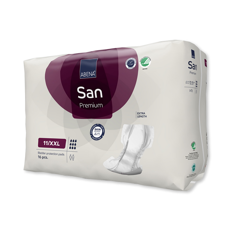 ABENA incontinence pads San Premium 11/XXL 16 Pack, UK version