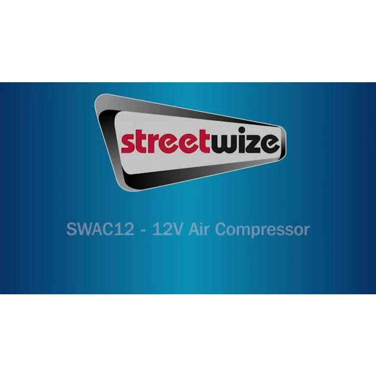 Streetwize 12V 150PSI heavy duty air compressor - British product