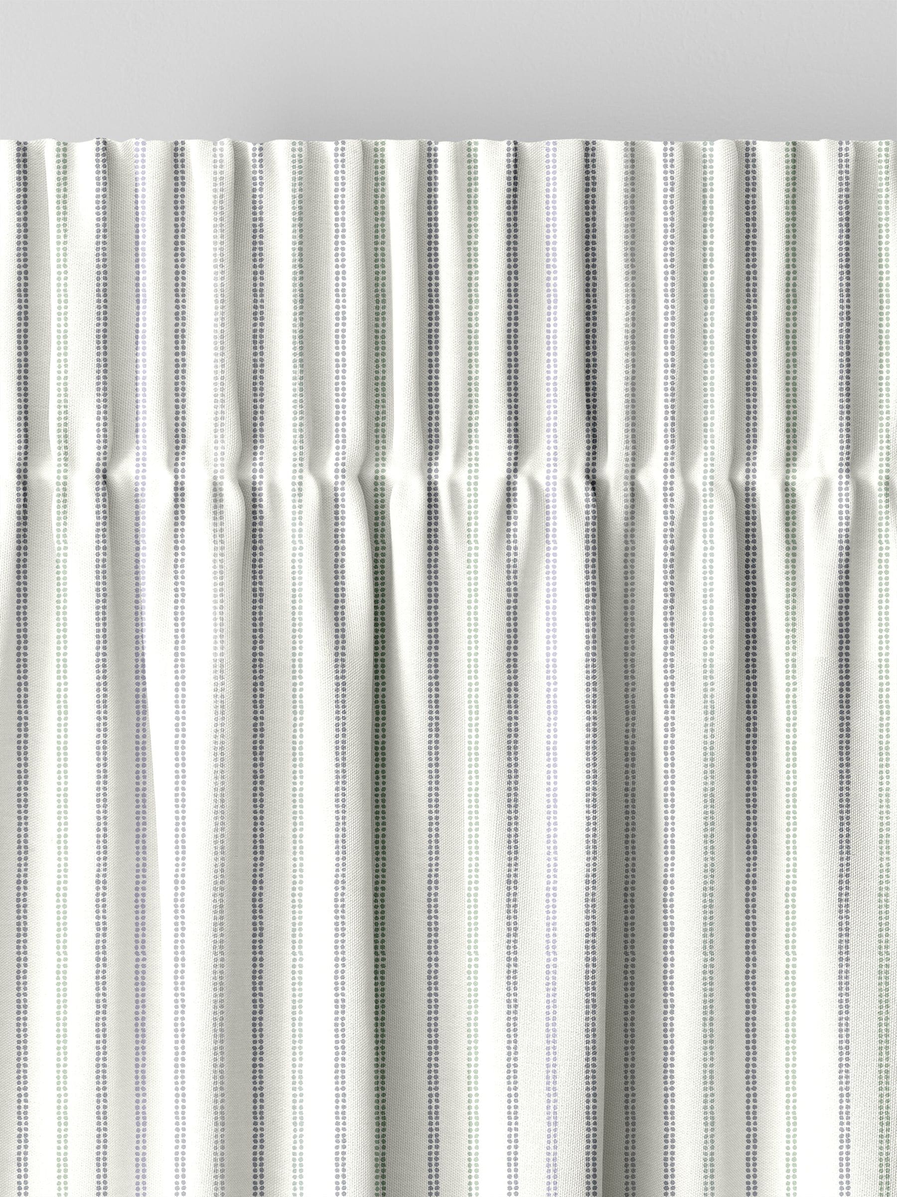 Laura Ashley curtains dove grey candy stripe, UK version