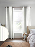 Laura Ashley curtains dove grey candy stripe, UK version