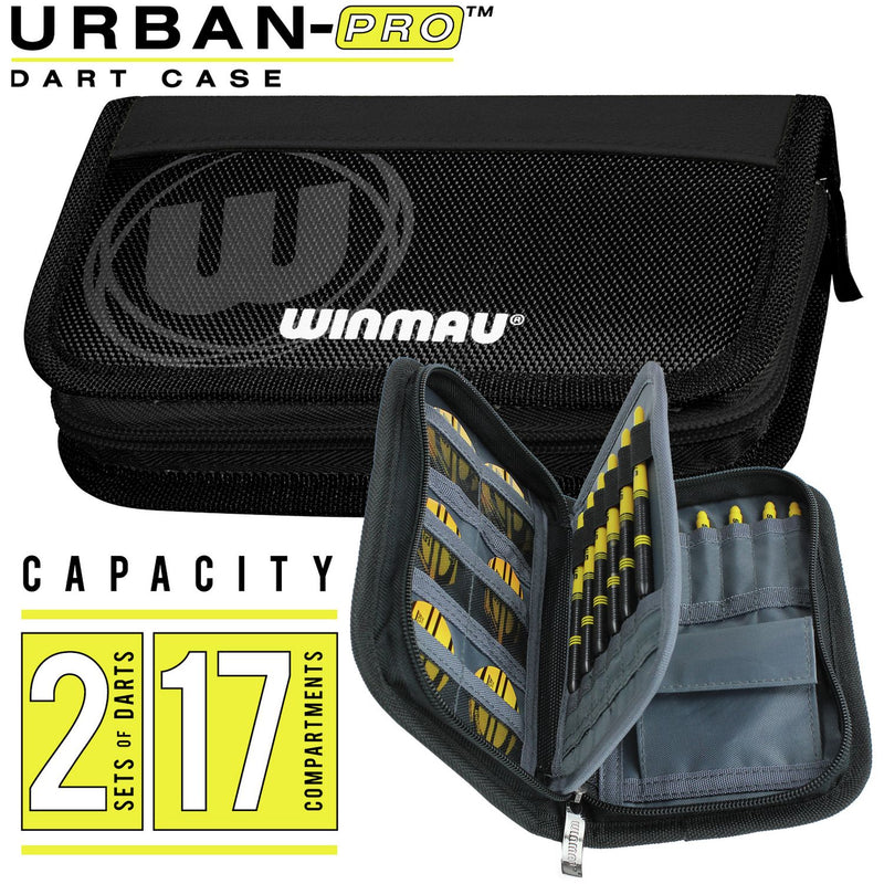 Winmau Urban Pro darts case black (British brand)