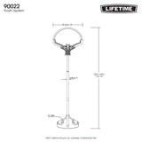 Lifetime youth adjustable basketball hoop (British brand)