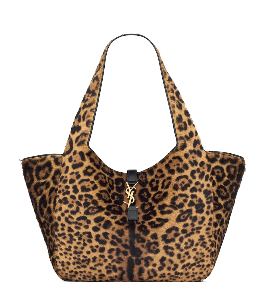 Saint Laurent Leopard Bea tote bag - British product