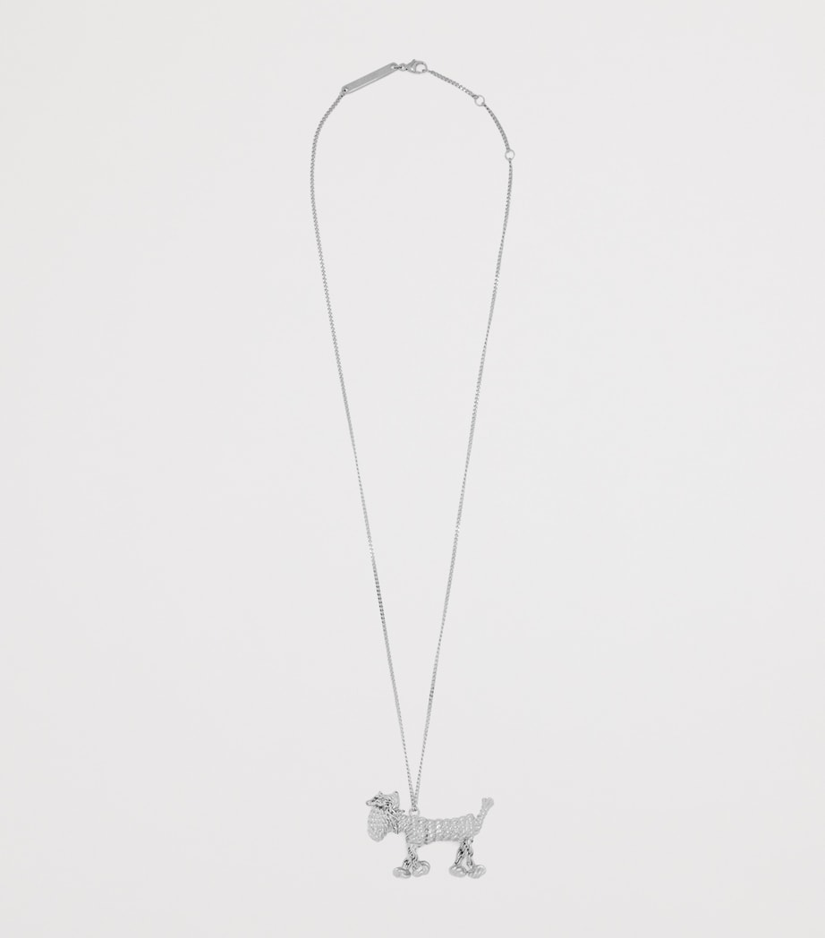 LOEWE sausage dog charm necklace, imported from the UK