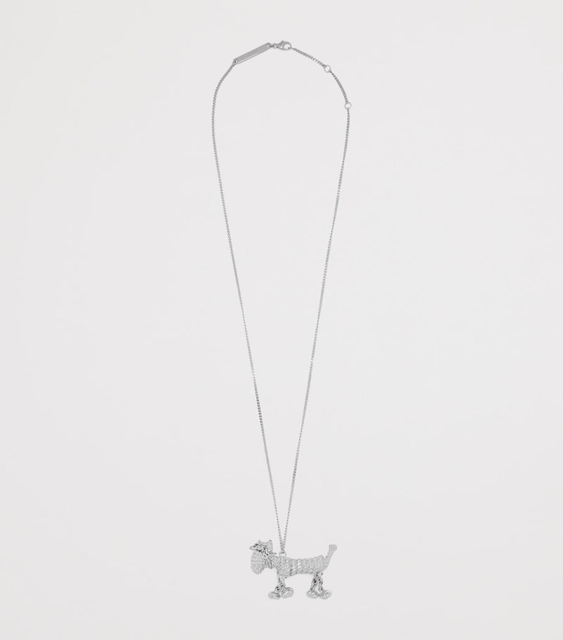 LOEWE sausage dog charm necklace, imported from the UK