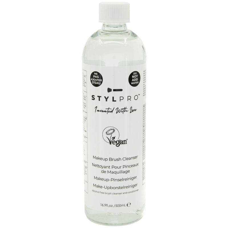 STYLPRO makeup brush cleanser solution 500ml - British product