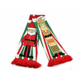Big Ben Christmas scarf with jacquard knit design - British product