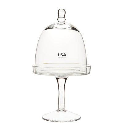 Harrods LSA International Serving Stand with Dome- Buy online at McGrocer
