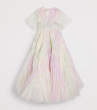Maison Ava tulle floral maxi dress for girls aged 6-10 years, imported from the UK