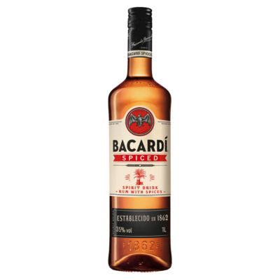 ASDA Bacardi Spiced Premium Rum Spirit Drink 100cl- Buy online at McGrocer