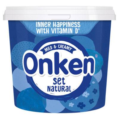 Onken natural set yogurt 1kg, imported from the UK