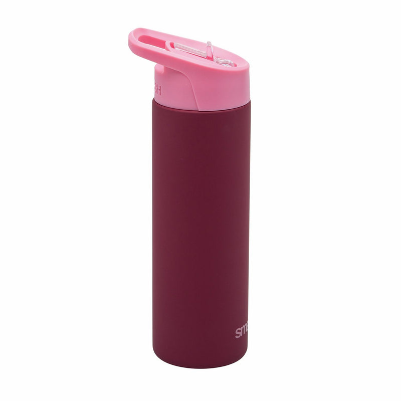 Smash water bottle burgundy sipper cap 750ml, UK version