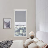 Little Black Book Blackout Double Grey Roller Blind - 80cm