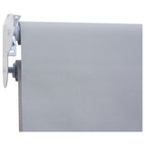 Little Black Book Blackout Double Grey Roller Blind - 80cm