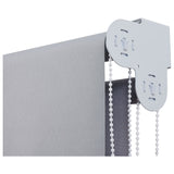 Little Black Book Blackout Double Grey Roller Blind - 80cm