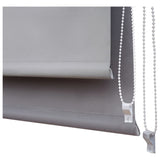 Little Black Book Blackout Double Grey Roller Blind - 80cm