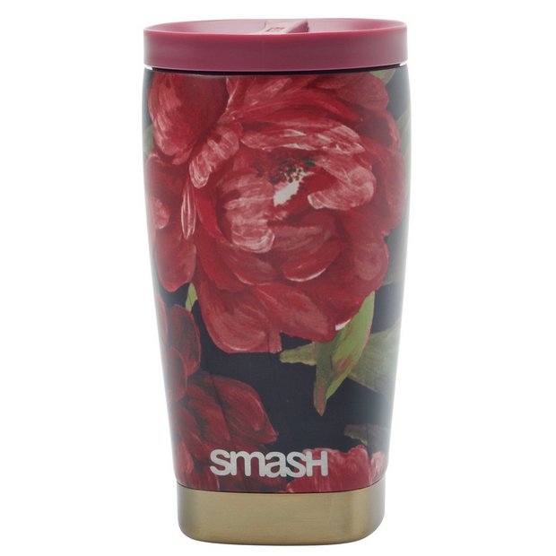 Smash stainless steel travel coffee mug 350ml, imported from the UK