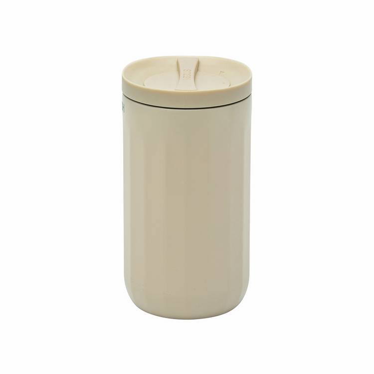 Smash beige travel coffee cup 350ml, imported from the UK