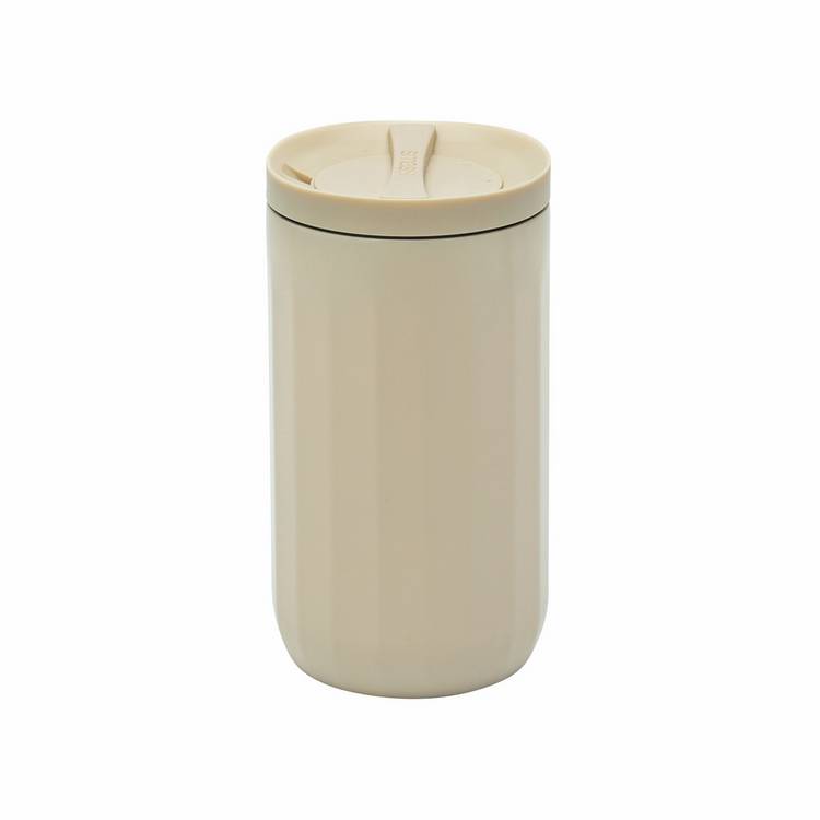 Smash beige travel coffee cup 350ml, imported from the UK