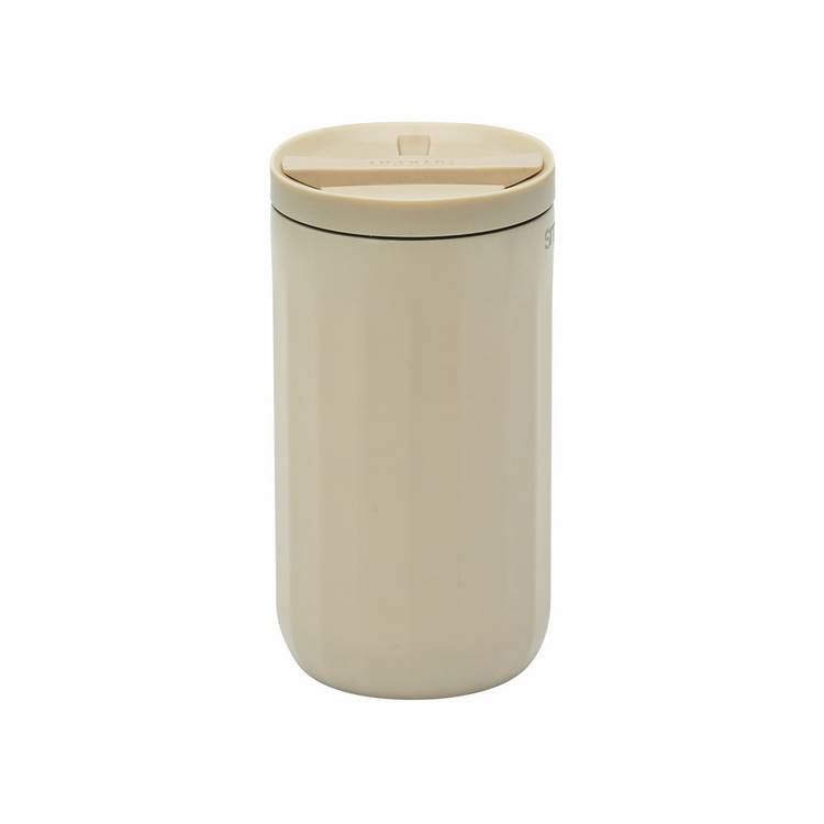Smash beige travel coffee cup 350ml, imported from the UK