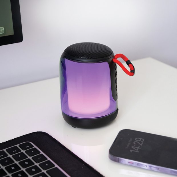 Menkind RED5 wireless Bluetooth speaker in black, UK version