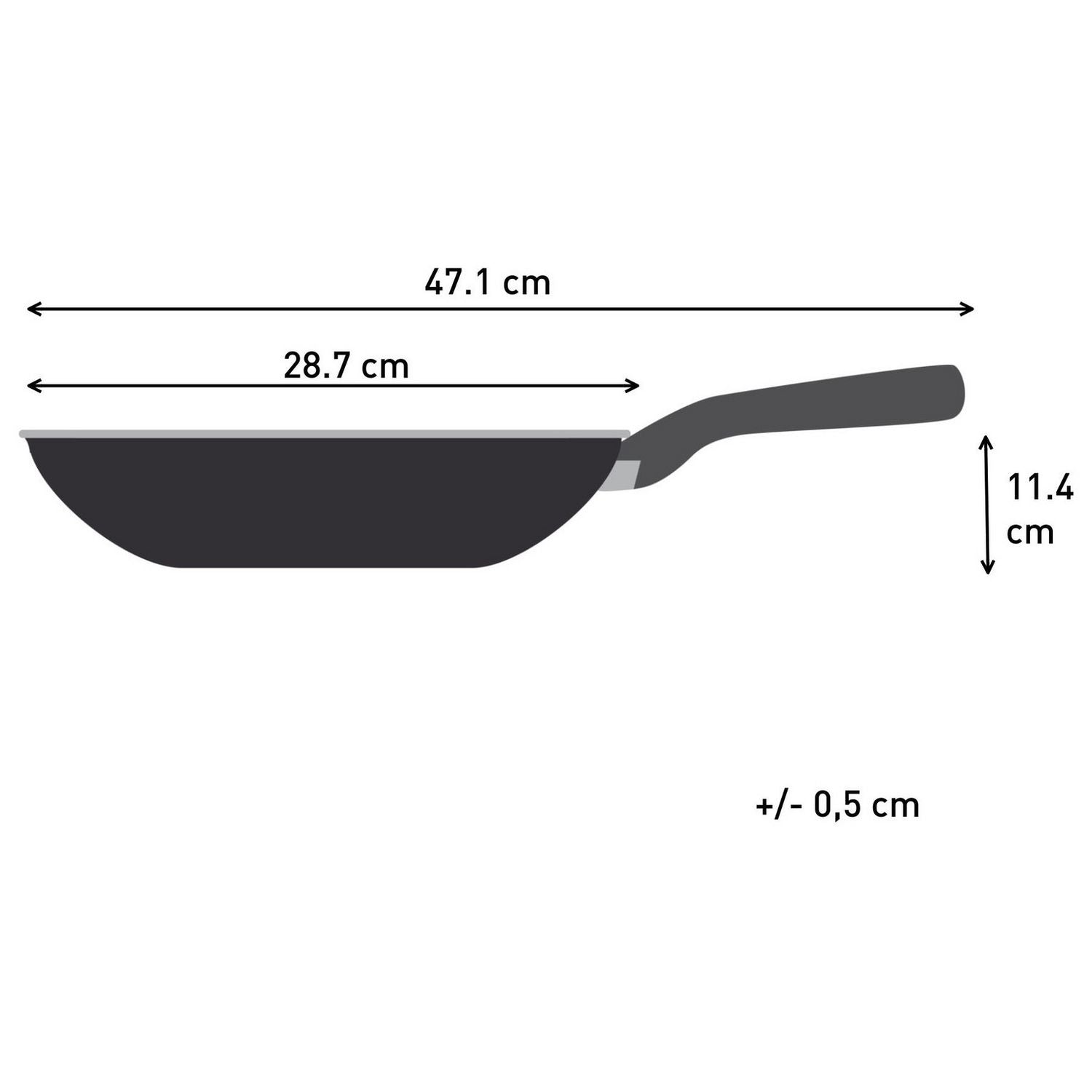 Tefal Stone Force aluminium wok pan 28cm - British product