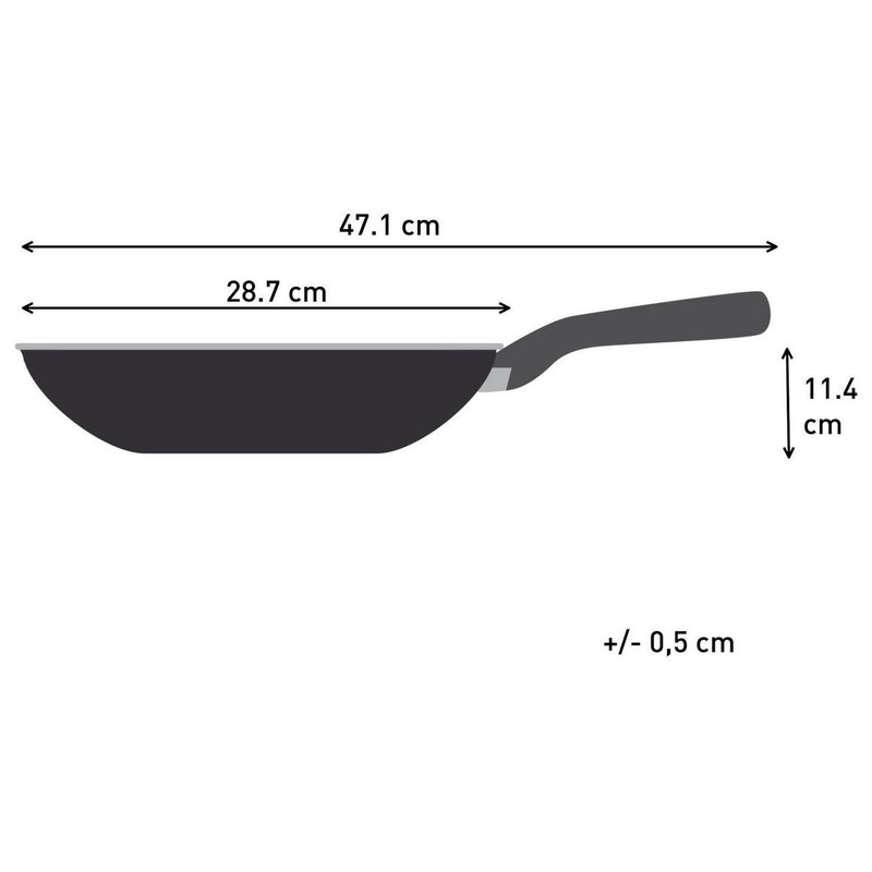 Tefal Stone Force aluminium wok pan 28cm - British product