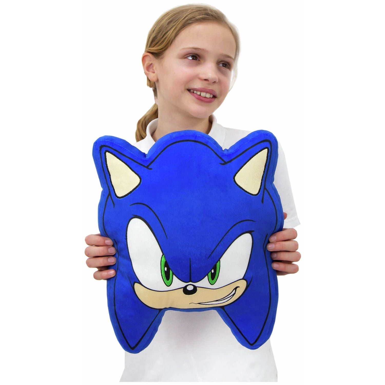 Sonic the Hedgehog shaped cushion blue 35x35cm, UK version