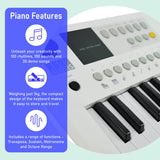 Axus Mini 37 key portable electronic keyboard white, UK version