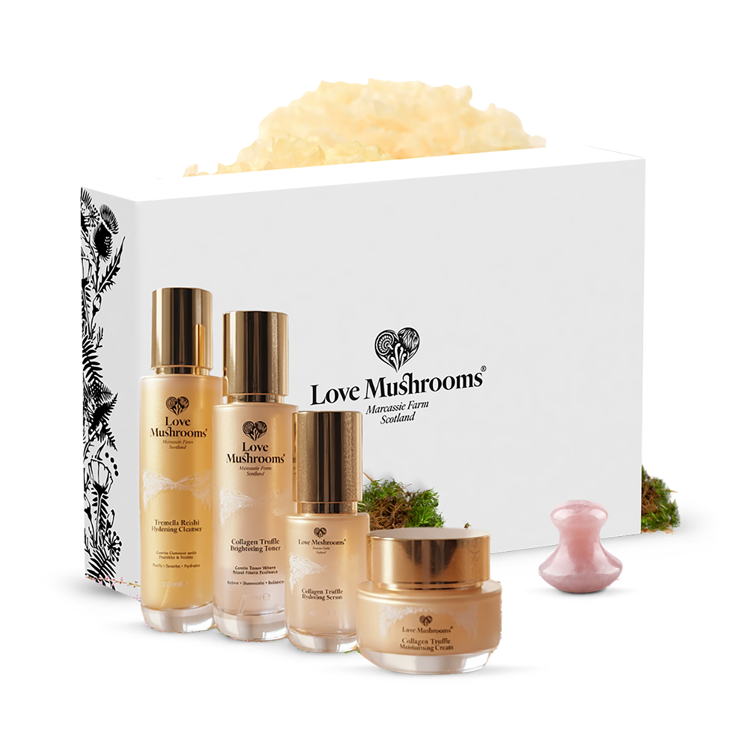 Love Mushrooms Collagen Truffle Gift Set - British product