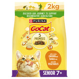 Go-Cat Senior Dry Cat Food Chicken Rice and Veg GOODS ASDA   
