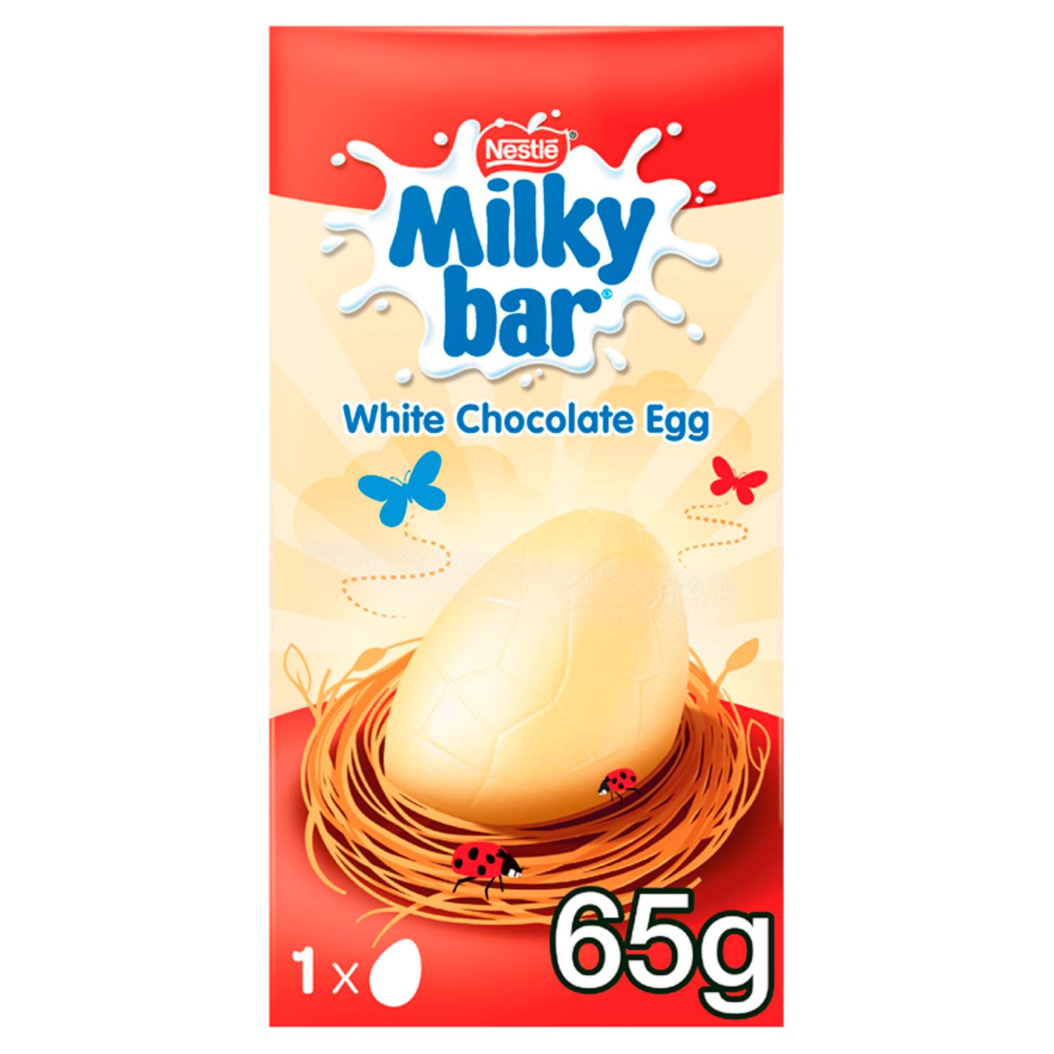 Milkybar white chocolate small Easter egg 72g - British product