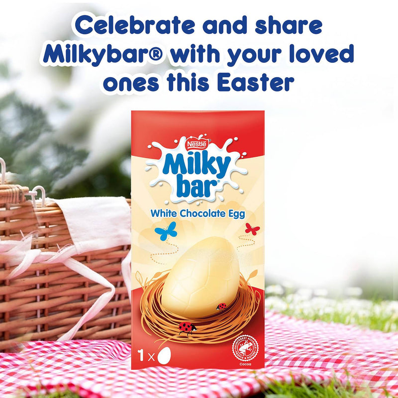 Milkybar white chocolate small Easter egg 72g - British product