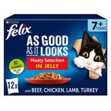 Felix As Good As It Looks Senior Cat Food Meat GOODS ASDA   