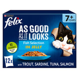 Felix As Good As It Looks Senior Cat Food Fish GOODS ASDA   