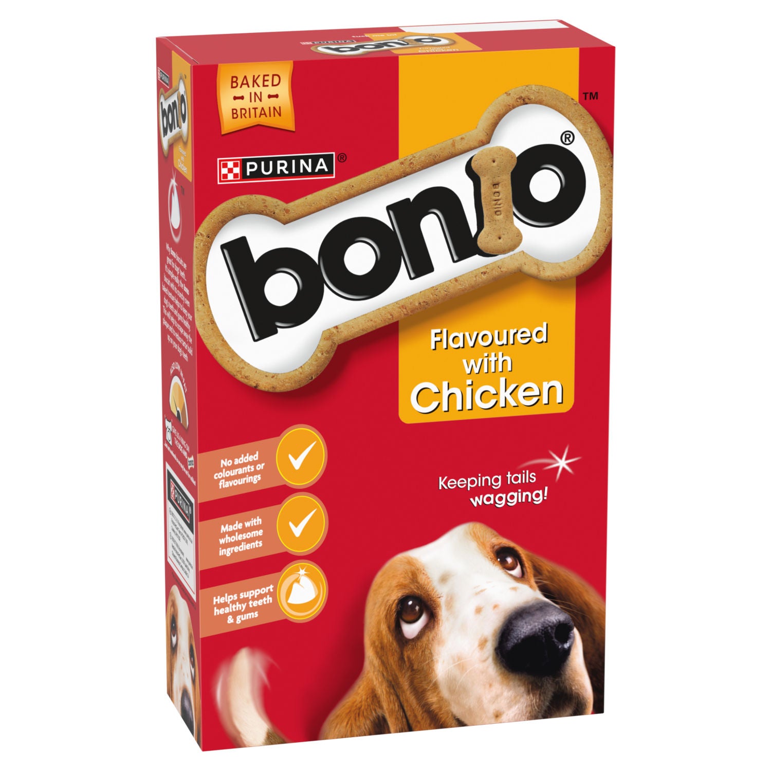 Bonio Chicken Dog Biscuits 650g - British product