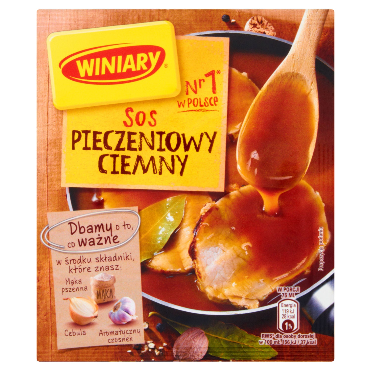 Winiary dark gravy mix 30g - British product