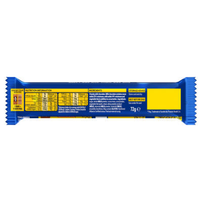 Yorkie DUO milk chocolate bar 72g, UK version