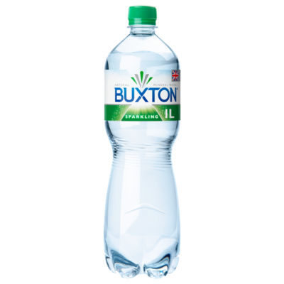 Buxton sparkling natural mineral water 1L (British brand)
