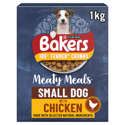 Bakers Meaty Meals Small Dog Chicken Dry Dog Food