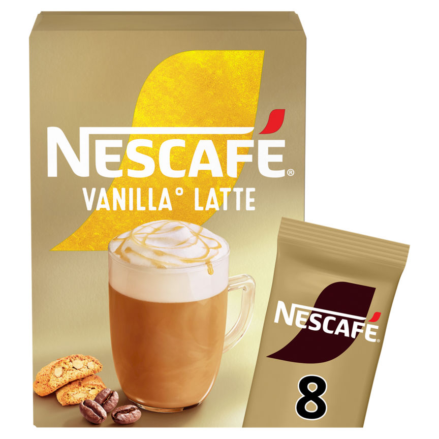 Nescafe Gold Vanilla Latte Coffee Sachets