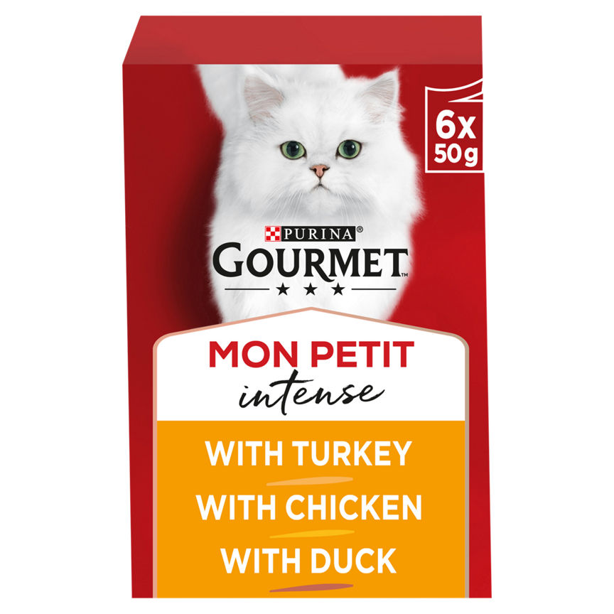 Gourmet Mon Petit Cat Food Pouches Poultry GOODS ASDA   