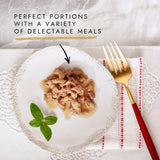 Gourmet wet cat food meaty variety duck, chicken, turkey 6x50g, UK version