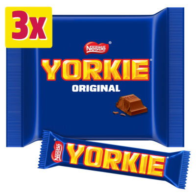 Yorkie Original Milk Chocolate Bar 3 Pack 138g